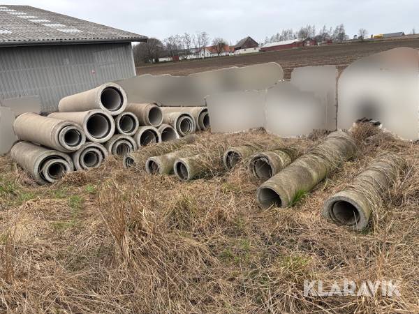 Betongringar / Brunnsringar Benders - Totalt 25st