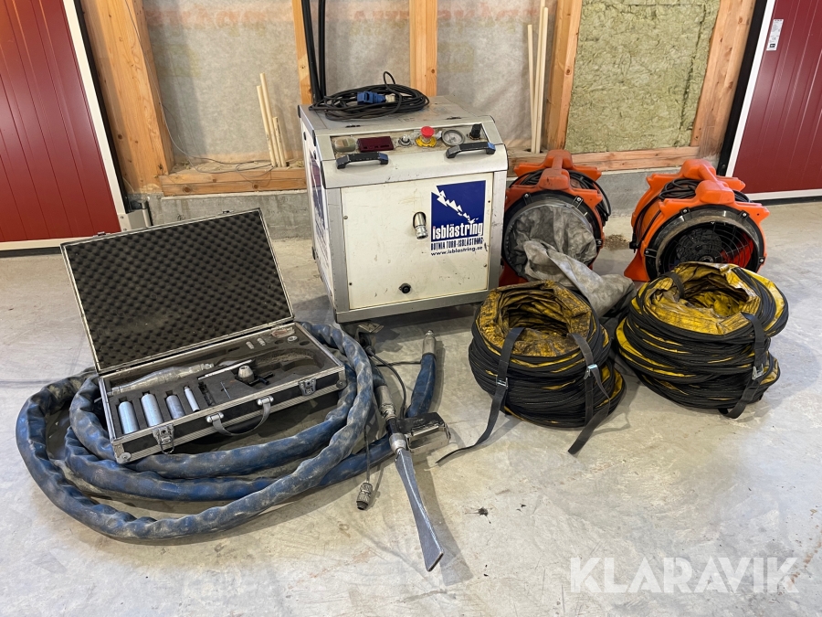 Isbläster Istech med tillbehör