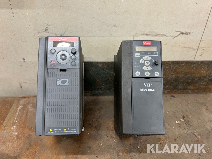 Frekvensomriktare Danfoss iC2 / VLT Micro Drive 2 st