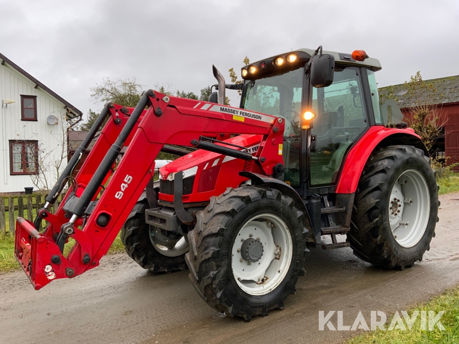 Traktor Massey Ferguson 6455 Dyna 6 med lastare