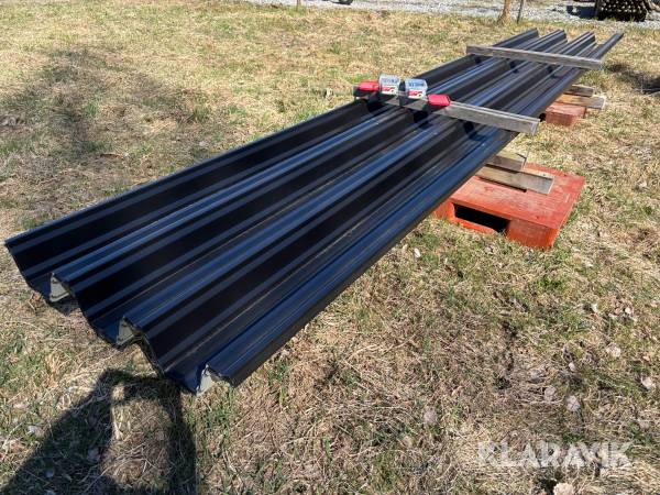 Takplåt Arcelor TRP 127 10st inkl skruv