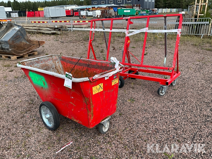 Skivvagn och Fodervagn Starke Arvid 900 / 14000-PU