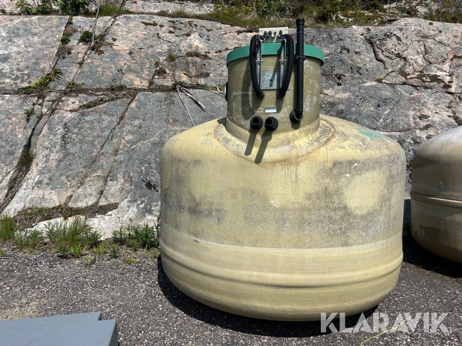 Biotank Baga Generation 3, för ett hushåll Ca 2,5 m3