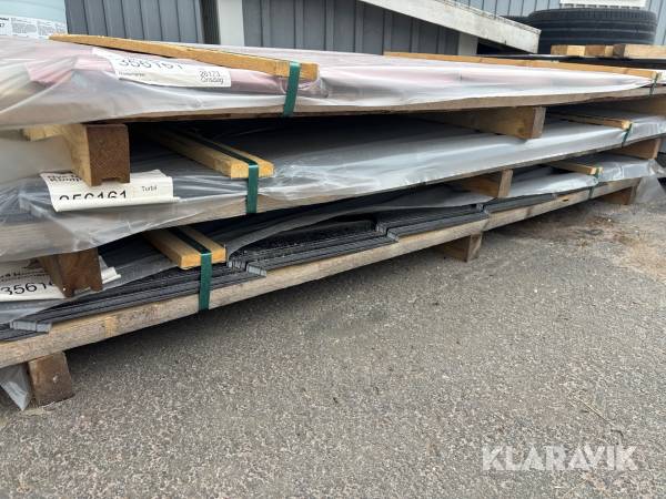 Takplåt Stilpanna 139kvm svart blank