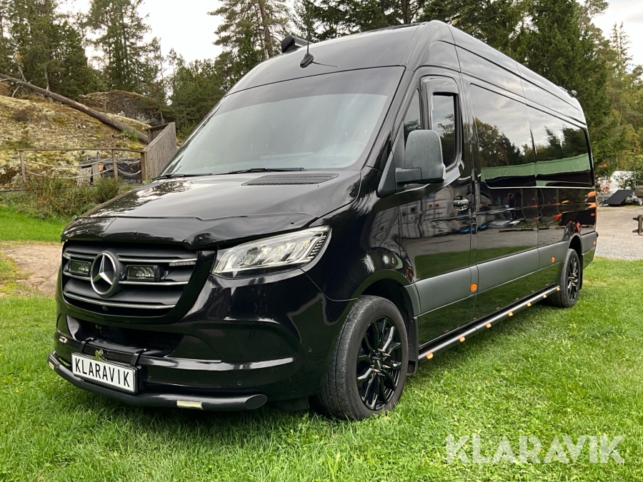 Inredd crossbuss Mercedes-Benz Sprinter 319 CDI panel van 9G-tronic