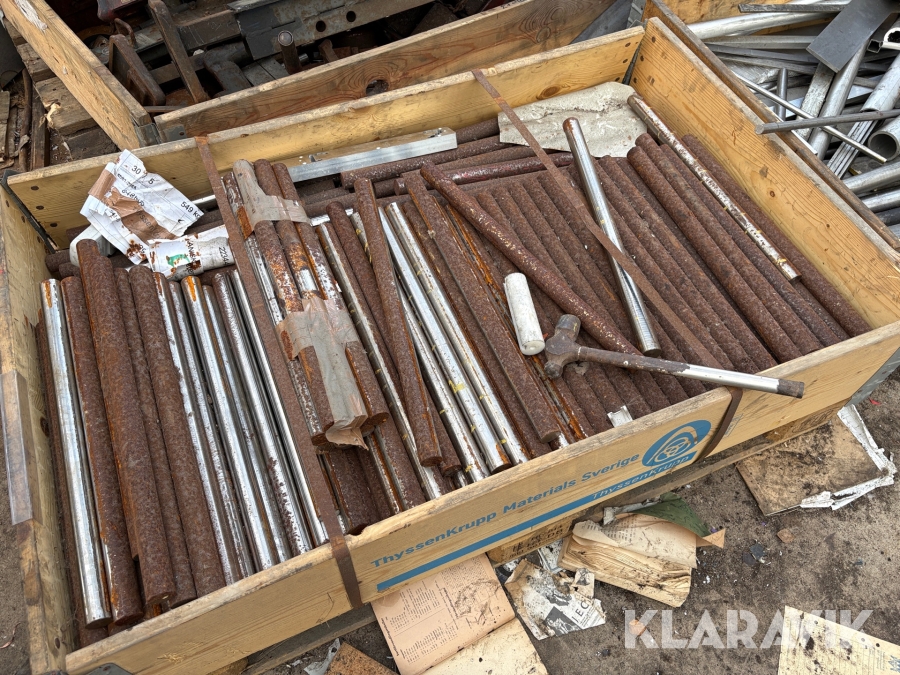 Metallstavar ca 300st