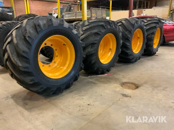 Entreprenadhjul till Volvo 160E Nokian Excavator 600/50-22.5 /4st
