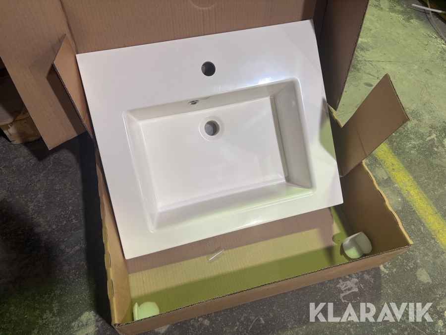 Handfat Nor 600 white 32 st