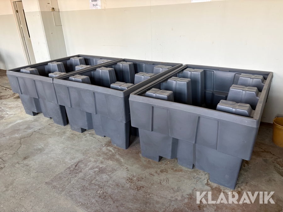 3st Uppsamlingskar IBC 1000 liter