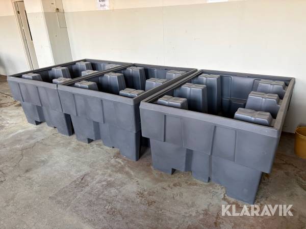 3st Uppsamlingskar IBC 1000 liter