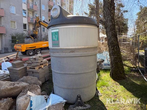 Underjordsbehållare för avfall Molok 5m3