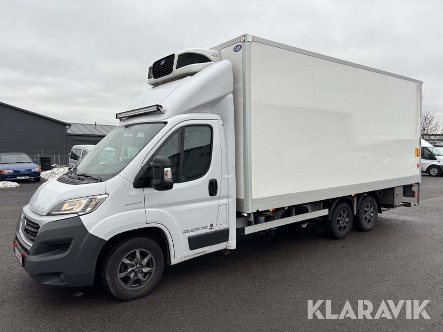 Kylbil BE-kort Fiat Ducato med bakgavellyft