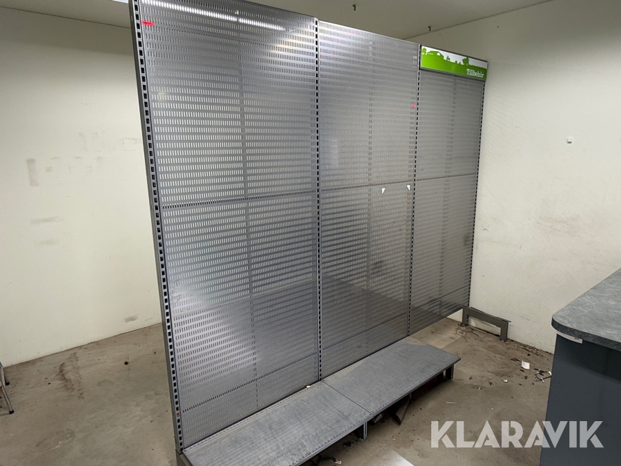 Butikshyllor 8st sektioner