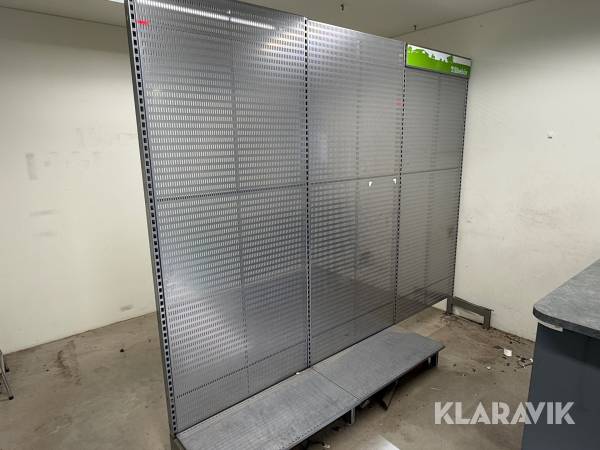 Butikshyllor 8st sektioner