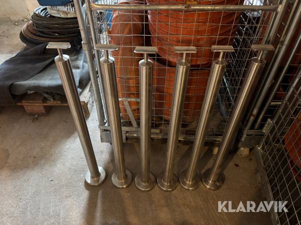 Avskärmingsstolpar 6st