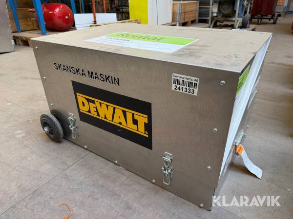 Plåtlåda Dewalt med hjul