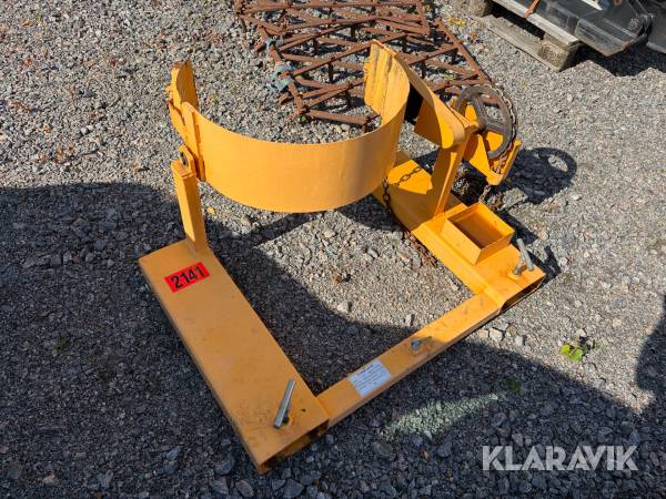 Mekanisk fatvändare med gaffeltunnlar