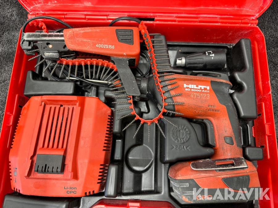 Skruvdragare med automat Hilti SD 5000-A22 + SMD 57