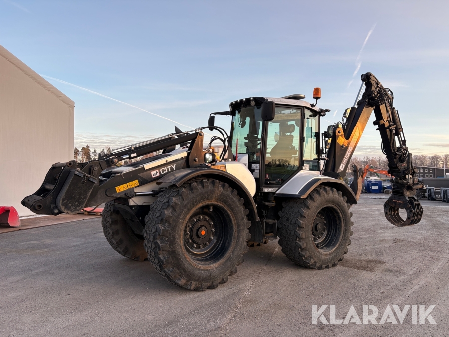 Grävlastare Huddig 1260D - Vagn & 9 redskap