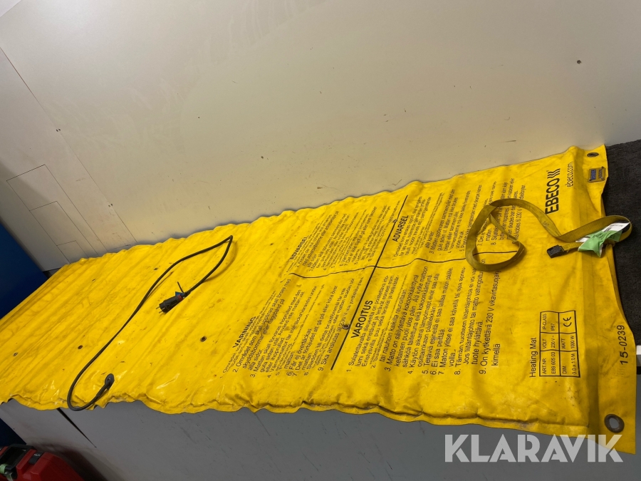 Värmematta Ebeco 1000w
