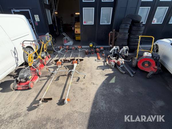 Paket med trädgårdsmaskiner Stihl/Husqvarna