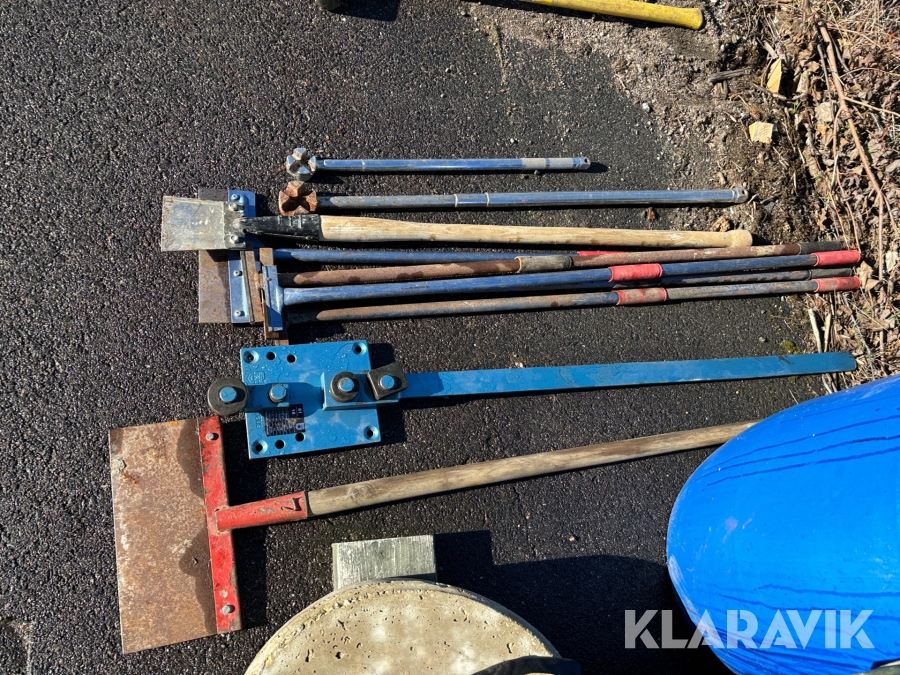 Verktyg för Armering & betong 9 st