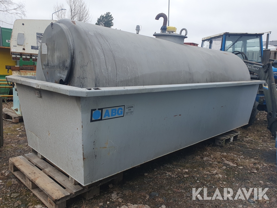 Dieseltank med uppsamlingskar ABG 5000 liter