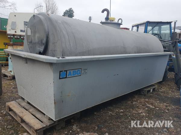Dieseltank med uppsamlingskar ABG 5000 liter