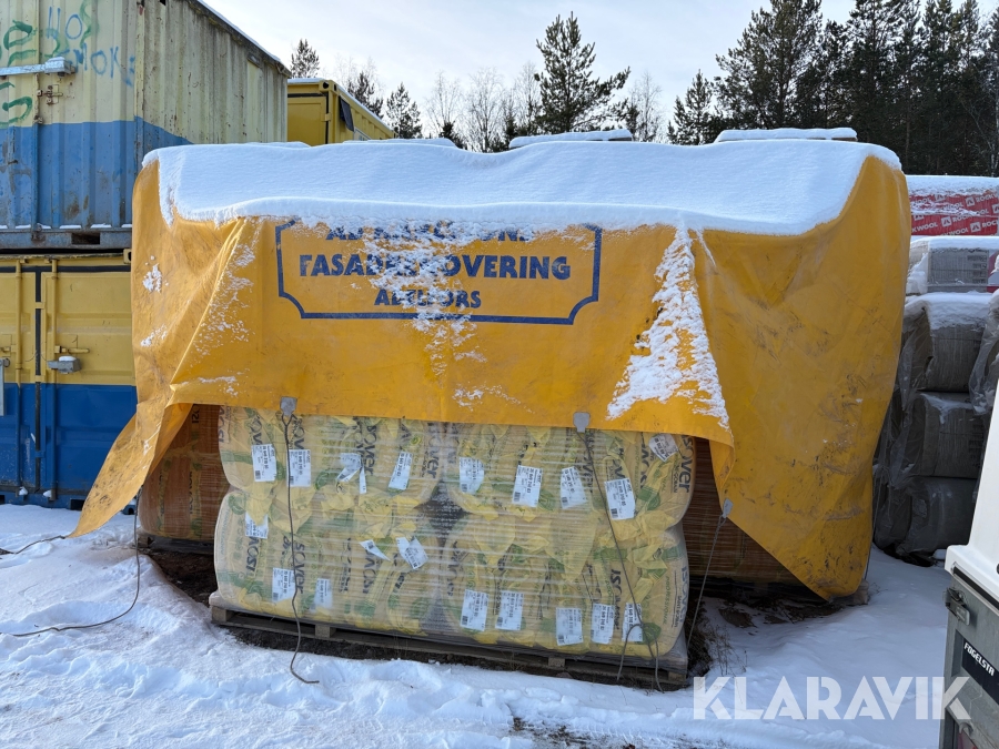 Isolering Isover Skalmursskiva 1200x600x 250mm 604,8m2