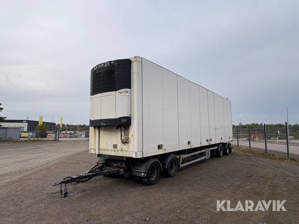 Lastbilssläp Ekeri L/L-4 med kylaggregat Carrier Vector 1800