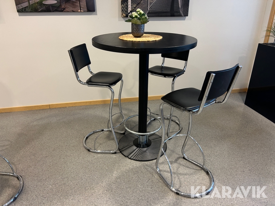 Barbord med 3 stolar, Örnsköldsvik, Klaravik auktioner