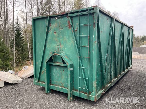 Container på lastväxlarram Terflex IF 37000