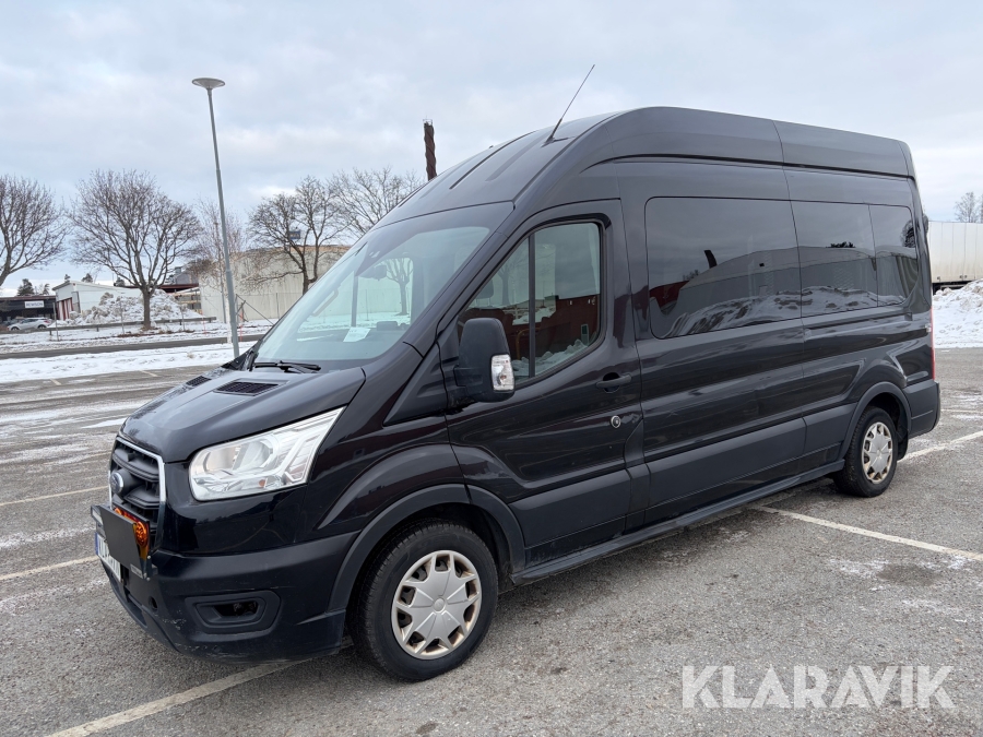 Färdtjänstbuss Ford Transit 350 kombi 2.0 EcoBlue SelectShift med luftfjädring och lastramp