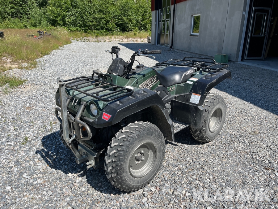 Fyrhjuling/ ATV Yamaha Grizzly 600 med plogblad