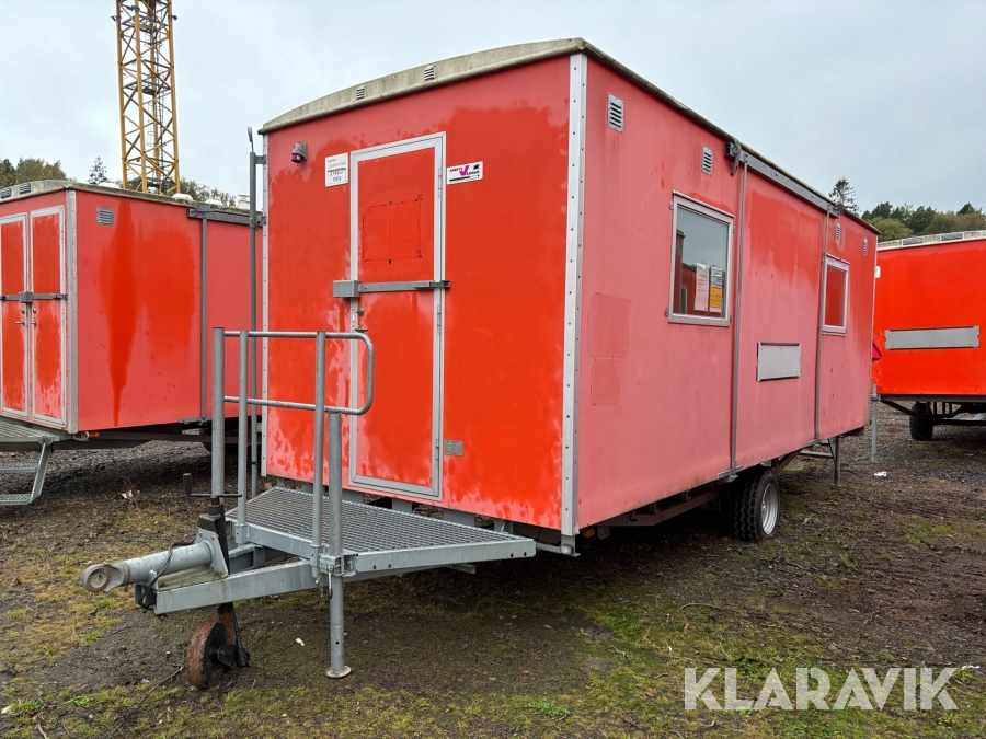 Personalvagn med förråd Arbetsvagnar PVFT-4