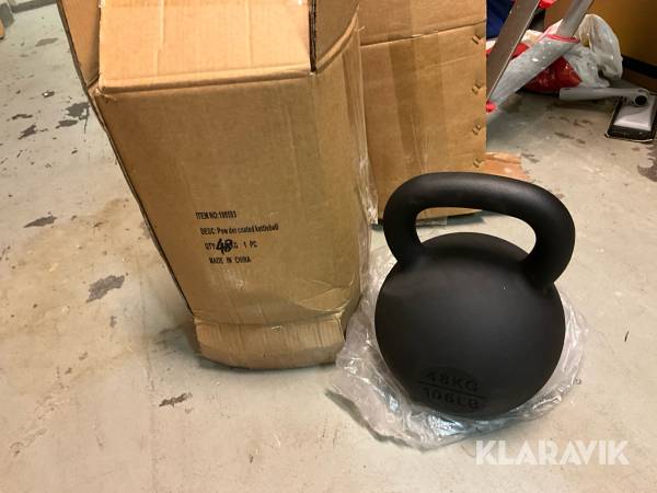Kettlebell järn, 48 kg