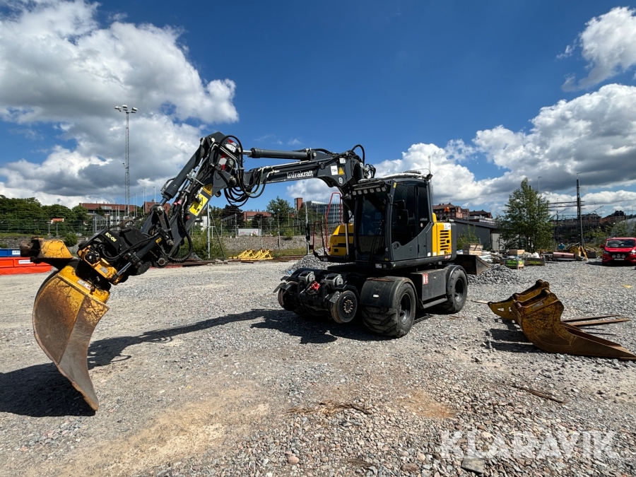 Grävmaskin Atlas 160W SR med spårutrustning