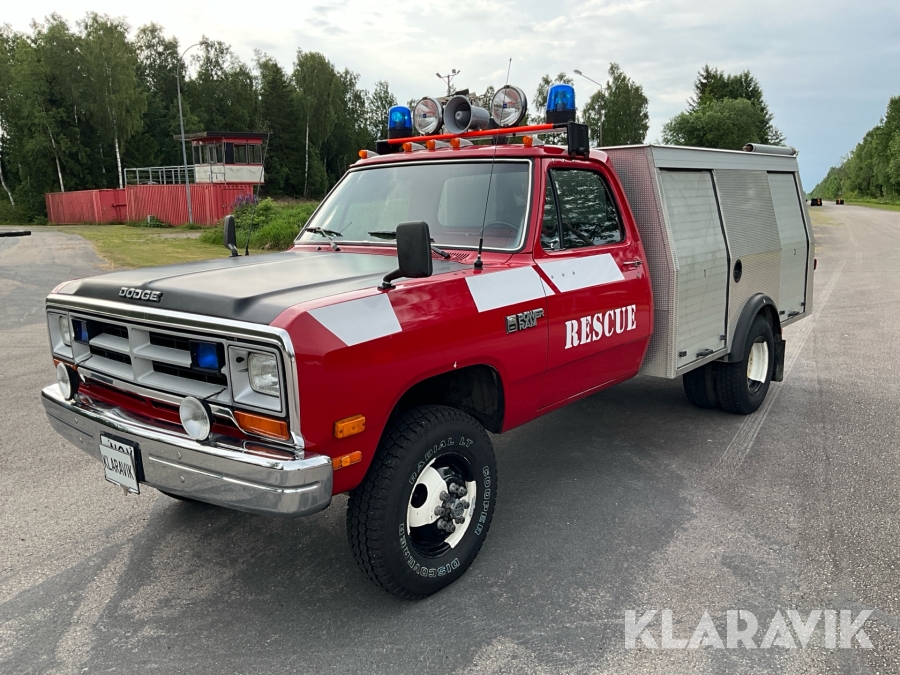 Brandbil Dodge W 350 Power Ram, räddningsbil