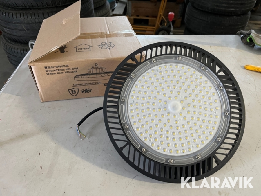 Industribelysning/Ridhusbelysning LED UFO High Bay Light 150W 6st