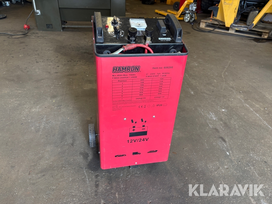 Batteriladdare Hamron 12V/24V