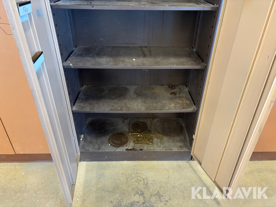 Plåtskåp 3st