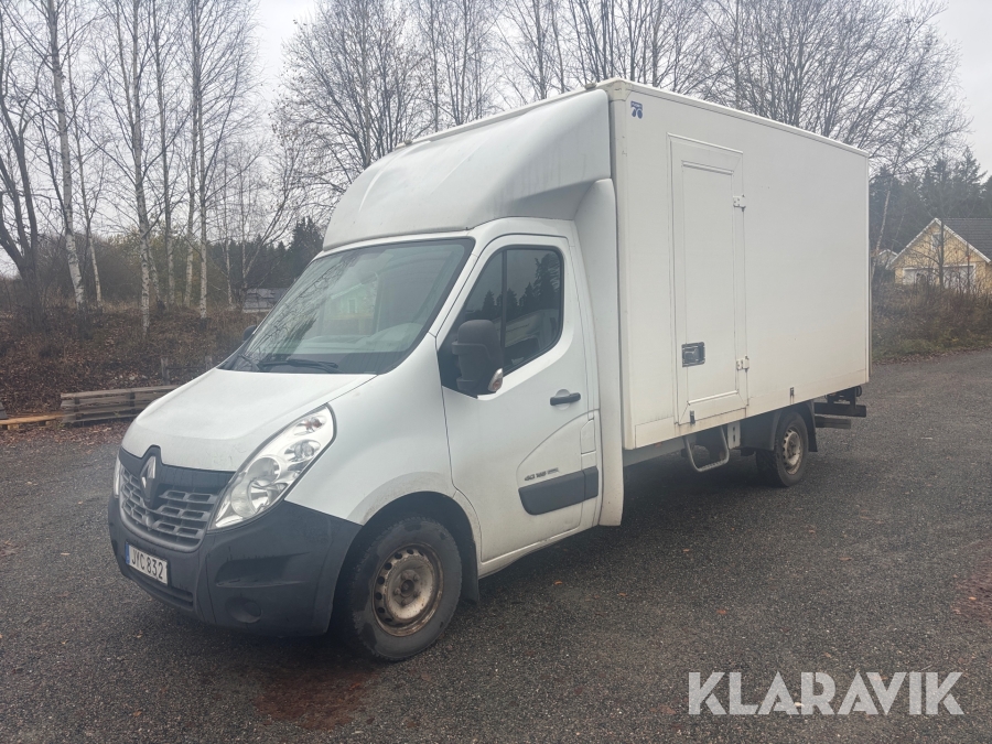 Skåpbil Renault Master med bakgavellyft