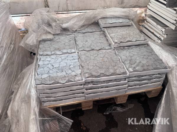 Svart marmor mosaik ca 24m2