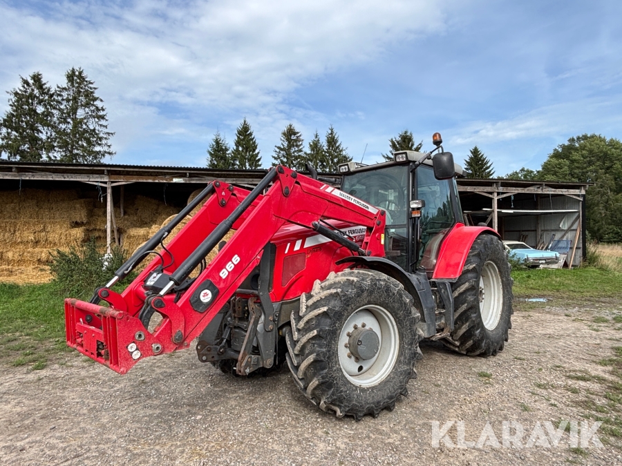 Traktor Massey Ferguson 6480 med frontlastare