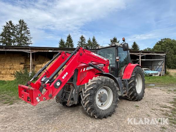 Traktor Massey Ferguson 6480 med frontlastare