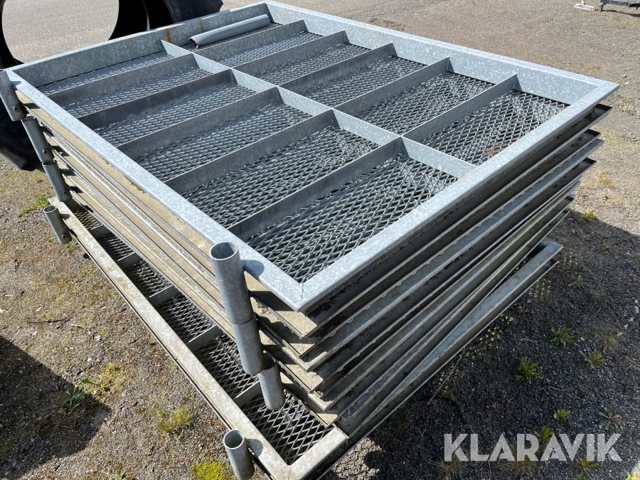 Plattform sträckplåt 4st