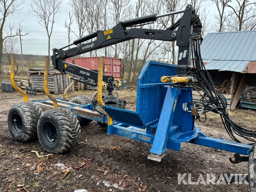 Huggarvagn Vreten 1000 65-40N  med ramstyrning