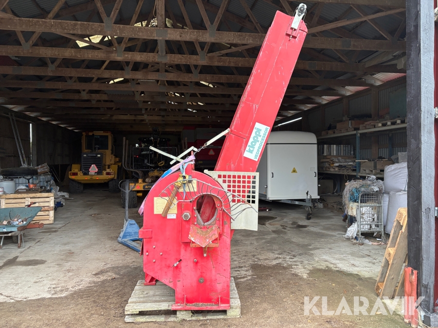 Vedmaskin Klappi KT-200 med 3m transportband