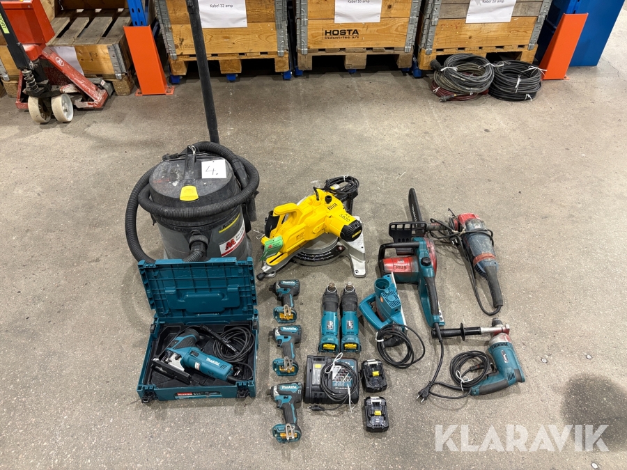 El och batterimaskiner