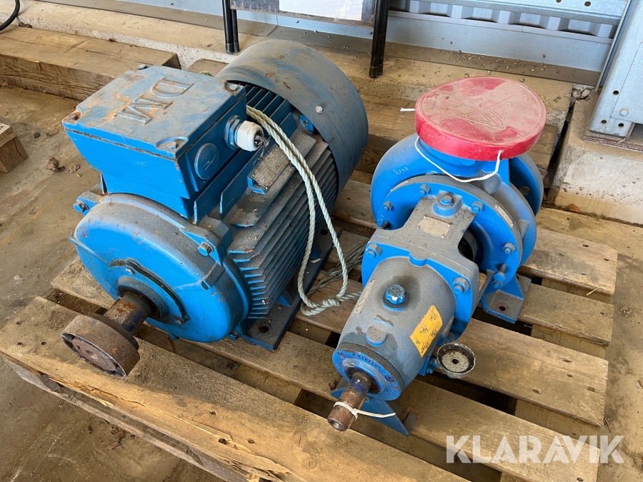 Pump och elmotor